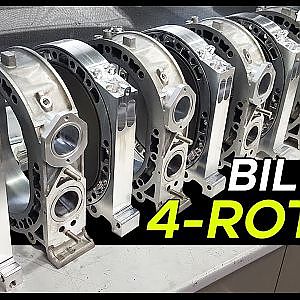 The Ultimate Rotary engine - BILLET 4-Rotor | fullBOOST