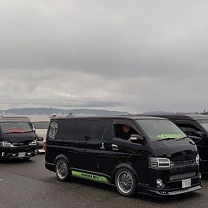 SBM大阪2023 エントリー車両全台 歩き撮り スタイルボックスミーティング - STYLE BOX MEETING 2023 HIACE & NV350 meet