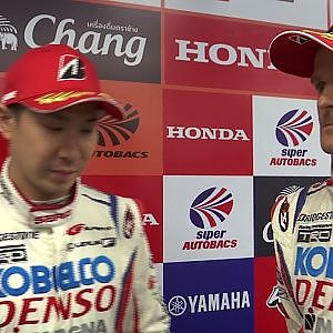 2018 AUTOBACS SUPER GT Rd4 Heikki Kovalainen&Kamui Kobayashi interview after the race