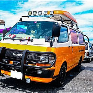 (HD)TOYOTA 100 HIACE CAMPING CUSTOM 100系ハイエースカスタム キャンピングカー - SBM大阪2018