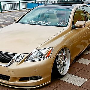(4K)LEXUS GS VIP STYLE modified レクサスGS VIPカー - LOWFEST 2018