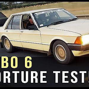 Inside Drag Challenge in a Ford Barra