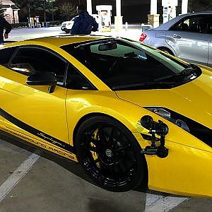 1800hp TT Lambo Destroys 1500hp GT-R on the STREET - YouTube