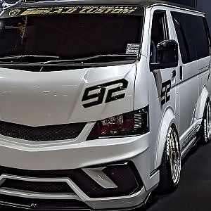S.A.D CUSTOM JAPAN STINGER J NARROW HIACE TRH200V OAM2022 - ハイエース カスタム スティンガー 大阪オートメッセ2022