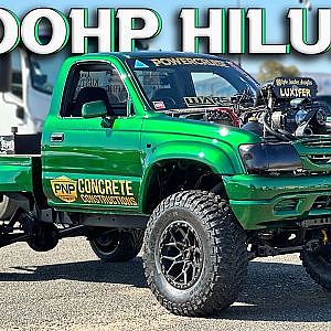 1500HP Supercharged V8 in a TOYOTA HILUX?! (LUXIFER | Red CentreNats)