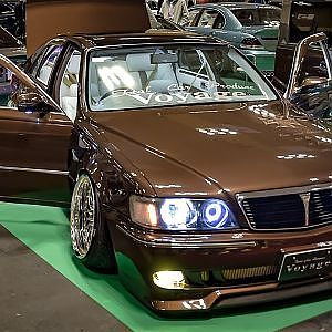 total car produce voyage NISSAN Y33Cima VIPCAR OAM2022 - 日産 33シーマ カスタム 大阪オートメッセ2022