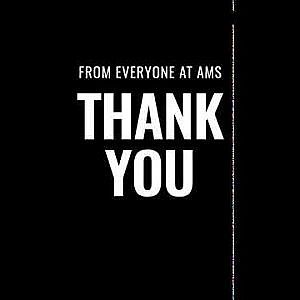 Thank you from AMS