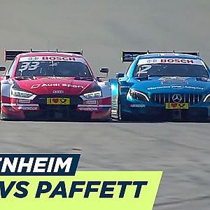 René Rast's Epic Battle for Place 1 vs. Gary Paffett - DTM Hockenheim Final 2018