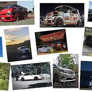 12 my friends car photo movie on a message for stayhome people - J Slide Show