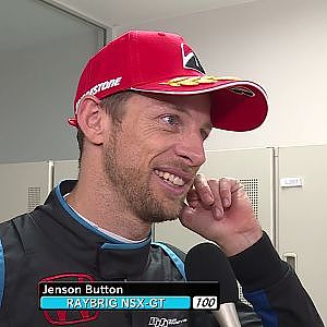 2018 AUTOBACS SUPER GT Rd.3 Jenson Button interview after the race