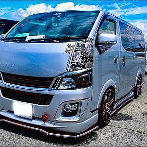 (HD)GADOU NV350 URVAN modified 我堂日産キャラバンNV350カスタム - SBM大阪2018