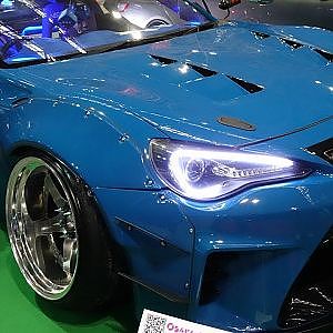 (4K)TOYOTA86 VIPSTYLE monster custom M.K base style 86 トヨタ86ブリスターフェンダー - 大阪オートメッセ2018