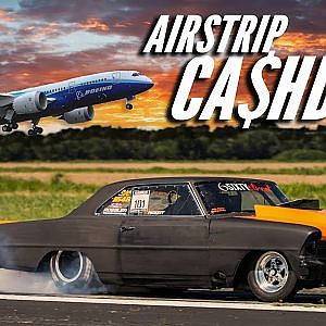They SHUT DOWN an AIRSTRIP for Drag Racing! ( NO TRACTION! )