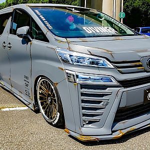 (HD)DIVINER TOYOTA 30 VELLFIRE RELIC Custom ディバイナー 30系ヴェルファイア レリック加工 - アルヴェルミーティング2018