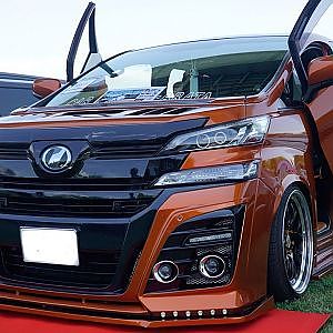 (HD)TOYOTA 30 VELLFIRE custom 30系ヴェルファイアカスタム ガルウィング - DREFESS WEST JAPAN 2019