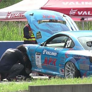 下田 紗弥加リタイヤその原因は？　 2022D1LT RD.6 日光 日曜日追走前コメント走り（Mercury 車楽人 VALINO Mercury 大昌カラー S15 サヤカSPL S15 VL）