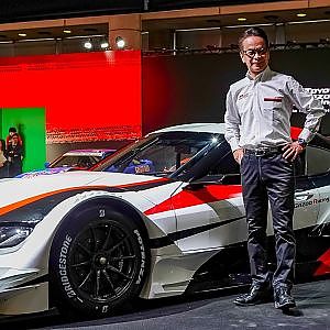 (4K)TOYOTA GAZOO Racing Booth press briefing GR SUPRA SUPER GT CONCEPT - TOKYO AUTO SALON 2019