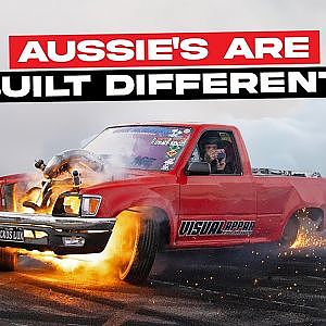 Australia FLEXES on the USA with their INSANE Burnout Cars! (1000hp Blown V8's)
