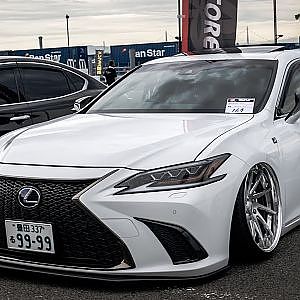 LEXUS ES300h static slammed レクサス ES 300h カスタム - ドレフェス関西2022