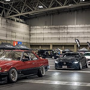cinematic FENDERIST 2022 VIPSTYLE , Static , Slammed Car Show - フェンダリスト 2022 搬入