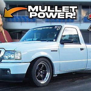 Turbo Ford Ranger, mullets, race cars invade HUGE gas station & MORE! | Race Week 2.0 Day 2