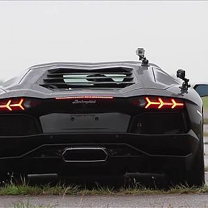 Crazy Lambo Day + Bonus Aventador vs F16 Fighting Falcon check this out