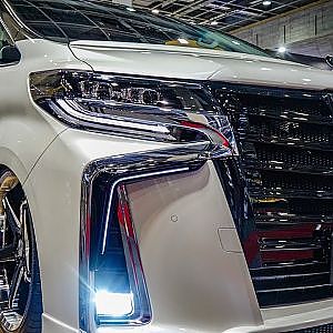 (4K)ゼウス 30系 アルファードカスタム フルエアロ ZEUS TOYOTA ALPHARD bodykit - 大阪オートメッセ2020