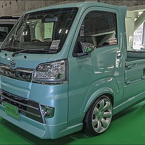 AEROOVER K-TRIDER DAIHATSU HIJET TRUCK OAM2022 - ハイゼットトラック カスタム軽トラ 大阪オートメッセ2022