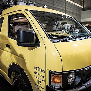 FLEXDREAM TOYOTA HIACE FD-BOX3 VanLife TAS2022 - フレックスドリーム ハイエース FD-BOX3 VanLife 東京オートサロン2022