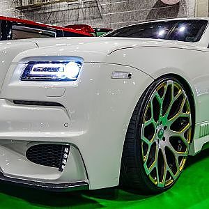 (4K)SPARK FINE ROLLS ROYCE WRAITH VIPSTYLE  ロールスロイス レイス カスタム - OSAKA AUTO MESSE 2020