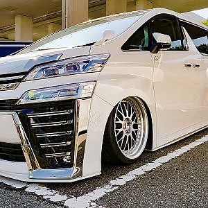 (HD)Forte Japan TOYOTA 30 VELLFIRE bodykit modified フォルテ 30系ヴェルファイアカスタム フルエアロ - アルヴェルミーティング2018