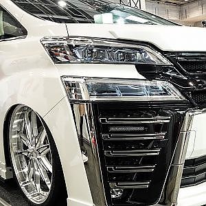 (4K)M'z SPEED ZEUS VELLFIRE bodykit エムズスピード 30系ヴェルファイアカスタム - OSAKA AUTO MESSE 2019